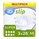 Multipack 3X iD Expert Slip Super Medium (3600ml) 28 Pack Incontinence Protection