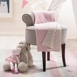Harriet Bee Dottie Baby Blanket 100% Cotton in Pink/White | 40 H x 32 W in | Wayfair 864F0DC2216341C7A1E82D35B4D58FA4