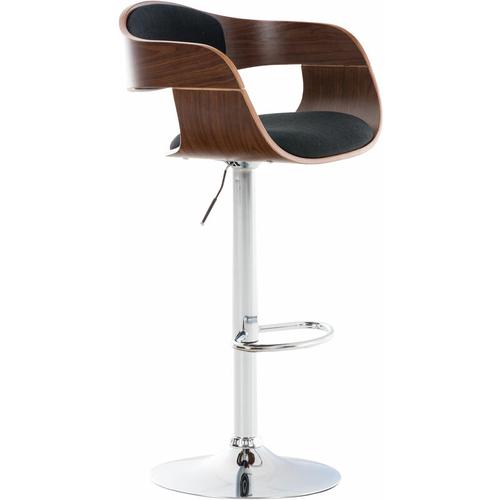 CLP – Barhocker Kingston Stoff walnuss/schwarz