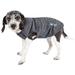 Active Aero-Pawlse Heathered Black Quick-Dry Dog Tank Top T-Shirt, Large