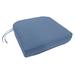 Darby Home Co Encinitas Double-Piped Indoor/Outdoor Sunbrella Contour Chair Cushion w/ Ties & Zipper | 3.5 H x 23 W in | Wayfair