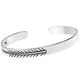 TreasureBay 925 Sterling Silver Bangle Bracelet, Womens Silver Bangle