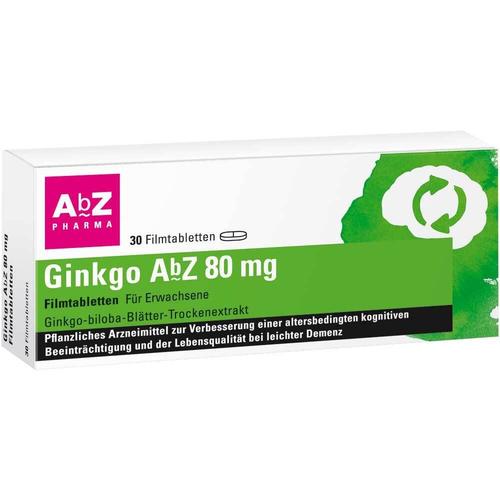 Ginkgo AbZ 80 mg Filmtabletten 30 St