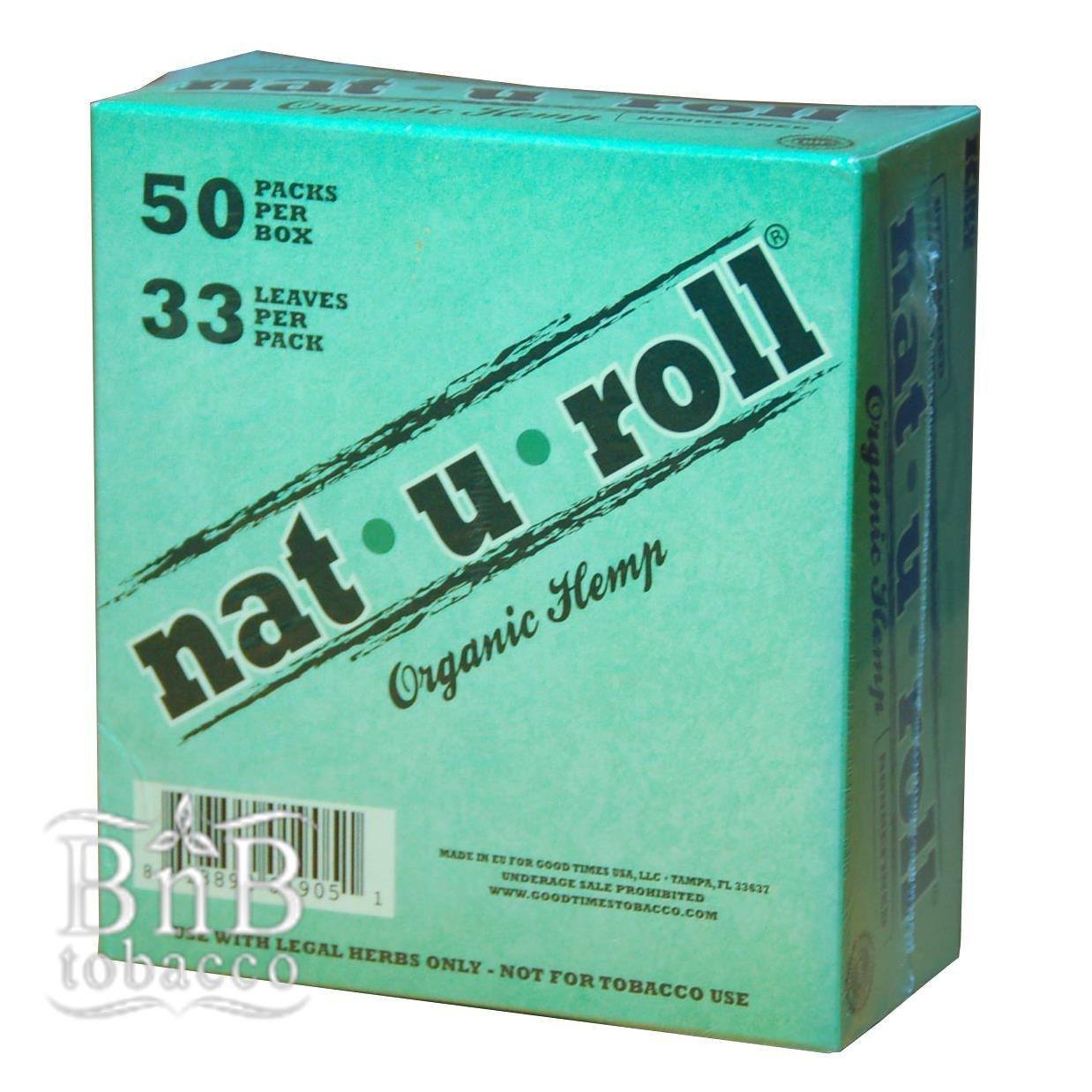 Nat-U-Roll Organic Hemp King Rolling Papers