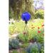 Winston Porter Erma Gazing Ball Glass in Blue | 11 H x 10 W x 10 D in | Wayfair 1B933D05058042D7B450B5532BDD67D3