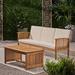 Breakwater Bay Olympia 2 Piece Sofa Seating Group w/ Cushions Wood/Natural Hardwoods in Brown | 33.25 H x 77.75 W x 27.25 D in | Outdoor Furniture | Wayfair