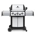 Broil King Signet 3-Burner Convertible Gas Grill w/ Side Burner Aluminum/Cast Iron in Black/Gray | 48.4 H x 56.5 W x 23.2 D in | Wayfair 946884