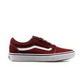 Vans Unisex Kids Ward Canvas Sneaker, Red Canvas Port Royale White 8j7, 2 UK