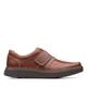 Clarks Herren Un Abode Strap Slipper, Braun Dark Tan Leather, 42 EU