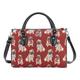 Signare Tapestry Duffle Bag Overnight Bags Weekend Bag for Women with Animal and Pet Design Pug Gifts for Pug Lovers(Pug, TRAV-Pug)