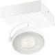 Philips - Clock 531703116 Plafonnier à spot led 39 w blanc chaud blanc S049291