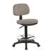 Symple Stuff Hathcock Drafting Chair Upholstered/Metal in Gray/Brown | 38.5 H x 22.75 D in | Wayfair AFC2DB888B50457582721CB7D3D92A3B