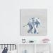 Isabelle & Max™ Quiet Elephant II - Graphic Art on Canvas Metal in Gray | 32 H x 32 W x 1.5 D in | Wayfair 39AA5B35555E4F9DB1CC88DA21D6D01F