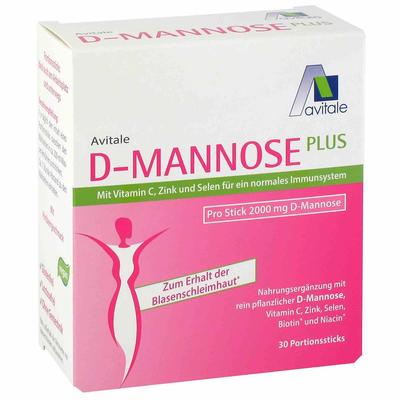 D-Mannose Plus 2000 mg Sticks m.Vit.u.Mineralstof. 30x2,47 g Pulver Image