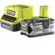 Ryobi - Batteria 18V OnePlus 5.0Ah LithiumPlus - 1 caricatore rapido 2.0Ah RC18120-150