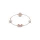 Swarovski Dazzling Swan bracelet, Magnetic, Swan, Pink, Rose gold-tone plated