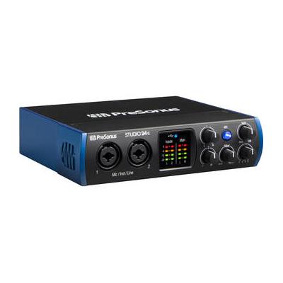 PreSonus Studio 24c Desktop 2x2 USB Type-C Audio/MIDI Interface STUDIO 24C