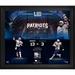 New England Patriots Framed Super Bowl LIII Champions 20" x 24" Photograph with Game-Used Confetti - Limited Edition of 500