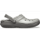 Crocs Slate Grey/Smoke Classic Lined Clog Shoes