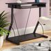 Ebern Designs Greely Computer Desk Glass/Metal in Black/Gray | 29 H x 30 W x 17.75 D in | Wayfair 0DAA28C6DE714324A2B62BFF63A33766