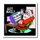 3dRose HT 3290 _ 3 IRA Monroe über Santas E-Mail für Weihnachten Eisen auf Wärmeübertragung, 10 von 25,4 cm für weiß Material