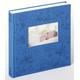Walther UK-164-L Babyalbum Fairyland, bedruckter Leineneinband, 28 x 30,5 cm, 60 Seiten, blau