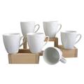 Creatable 13165, Serie Celebration Weiss, 6 TLG Kaffeebecher Set, Porzellan, 34.5 x 19.5 x 13 cm, 6-Einheiten