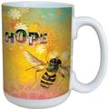 Tree-Free Greetings 79125 Hope Collectible Art Keramik Tasse mit volle Größe Griff, 15-Ounce, farbenreiche