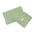 Emma Barclay Badematte und WC Set, Polypropylen, Sage Green, 50 x 80 cm, 50 x 40 cm