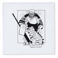 3dRose QS 26014 _ 3 Hockey Player-Quilt Platz, 8 von 20,3 cm