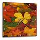 3dRose Rustikal Autumn Leaves 33 cm (DPP 36780 _ 2), 13 x 13 Wanduhr
