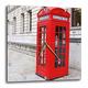 3dRose DPP 56177 _ 2 London berühmten rot Telefon Booths-Wall Uhr, 13 von 33 cm