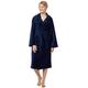 TOM TAILOR 110401/908/701 Basic Velours Bademantel, mit Kapuze, Gr. S, navy