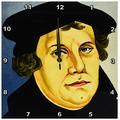 3dRose DPP 83116 _ 2 Martin Luther, deutsche Reformer, Gravur HI13 pri0278 Prisma Wanduhr, 13 von 33 cm