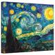 wall-art Artwall Kunstdruck auf Leinwand Starry Night von Vincent Van Gogh Galerie verpackt Kunstdruck auf Leinwand, 24 32