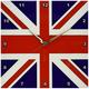 3dRose DPP 62560 _ 2 Union Jack Old Britischer Flag-Wall Uhr, 13 von 33 cm