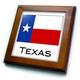 3dRose Texas State Flagge 8 20,3 cm (FT 107393 _ 1), 8 x 8 Fliesen