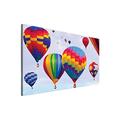 BILD WANDBILD BILDER WANDBILDER CANVAS- BUNTE LUFTBALLONS 233 O1