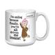 Tree-Free Greetings 'Aunty Acid Funny Extra großer Becher, 591 – Jumbo Tasse Kaffee, komisch, Einzigartige Gag Geschenk für Büro Kollegen, Insane xm27850 -