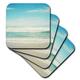 3dRose CST 164479 _ 2 Sanfte Ocean Waves Beach Thema Art Soft Untersetzer, (Set von 8)