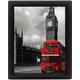 empireposter 557933 London, Red Bus, fertig gerahmtes 3D Poster, Größe 20 x 25 cm