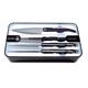 Laguiole Evolution Steakmesser-Set, Edelstahl, 4-teilig, Schwarz