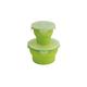 Outwell Collaps Rund Green Box Vorratsbehälter für Lebensmittel, Transparent 2Stück (S) (70 mm, 135 mm, 135 mm, 45 mm, 2 Stück (S))