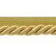 Expo International Nikolaus 3/8 Zoll Twisted Lip Kordel Trim, 20-yard, Metallic Gold