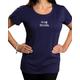 Pavilion Gift company Damen Hund Mom halb taillierter Passform T-Shirt, Baumwolle, Navy, XL