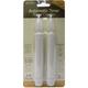 LED Taper Candles W/Timer 6" 2/Pkg-White