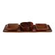 Premier Housewares Serving Dish Set Socorro (Mörser und Stößel, Akazienholz_P, 5 x 41 x 13 cm, Natürlich, 13x36x4