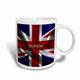 3dRose United Kingdom Flagge Fahne Kaffeebecher, 15 oz, Keramik, weiß, 11,43 x 8,45 x 12,7 cm