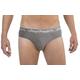 daydream G-7185 4-er Pack Männerslip Unterhose aus Bambus, Größe L, grau