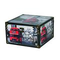 Kleiber 91979 Aufbewahrungs Truhe London Box groß Aufbewahrungs Koffer, Box, Holz, Schwarz, 30 x 18, 5 cm